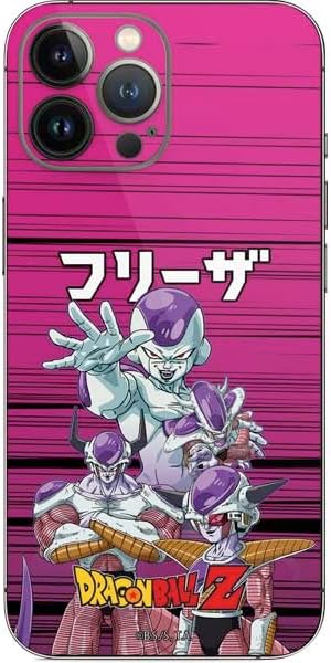 Vista 79 de Skinit Calcomanía para iPhone 14 Pro Max, diseño oficial de Dragon Ball Z Goku Iconic Kanji Symbol Naranja