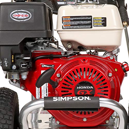 SIMPSON Cleaning ALH4240 Aluminum Gas Pressure Washer Powered by Honda GX390, 4200 PSI @ 4.0 GPM, Red