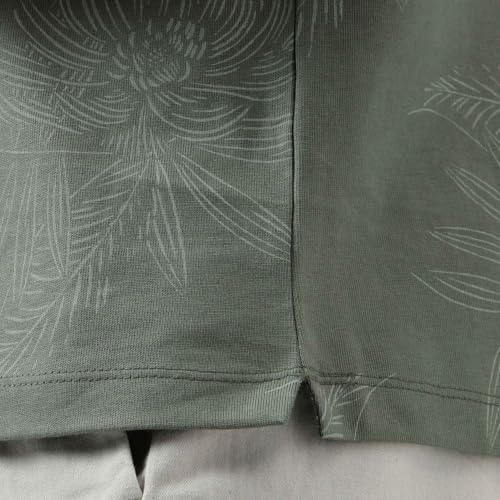 Image of Marks & Spencer Pure Cotton Tropical Print Polo T-Shirt