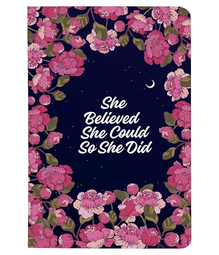 Image of 100 GSM A5 Dot Grid Journal Diary: 160 Pages (She Believed)