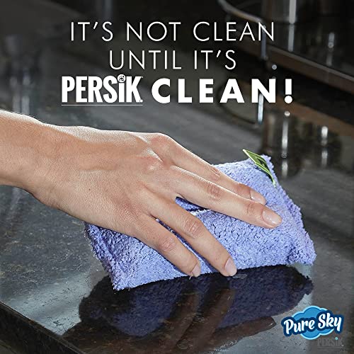 Pure-Sky Ultra-Microfiber Cleaning Sponge – Kitchen, Household And Dish Sponges – Just Add Water No Detergents Needed – Heavy Duty For Removing Stains In The Cracks, Tubs, Sinks #TOP6