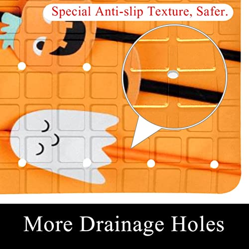 Tapis de douche antidérapant lavable en machine à drainage rapide - 3