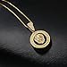 cmoonry Fashion Lion Head Pendant Necklace Gold/White Gold Plated AAA CZ Party Jewelry For Women Men 17.7