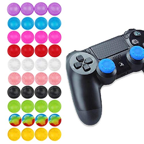 Voberry @ NY 4x Silicone Gel Thumb Stick Cover For Sony PS4 3 XBOX One 360 Controller (Blue) Voberry @ NY 4x Silicone Gel Thumb Stick Cover For Sony PS4 3 XBOX One 360 Controller (Blue)