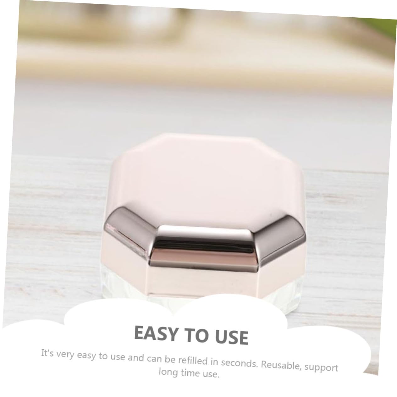 Didiseaon Cosmetic Holder 3pcs Diy Makeup Loose Powder Boxes Empty Powder Containers Portable Loose Powder Case
