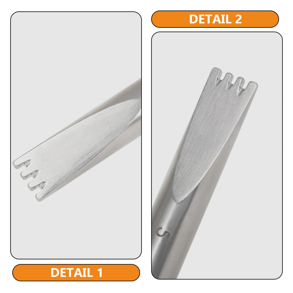 GALPADA Calibrador de Herramienta Profesional de Metal Plata Doble Extremo de Afinación y Reparación Precisa, Fácil de Usar para Piano para Técnicos de Piano