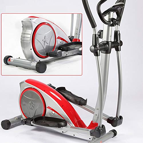 Image of Elliptical Machine Elliptical Cross Trainer Monitor and Quiet Trainer with LCD for Home Gym Fitness Workout Trainer for Men and Women