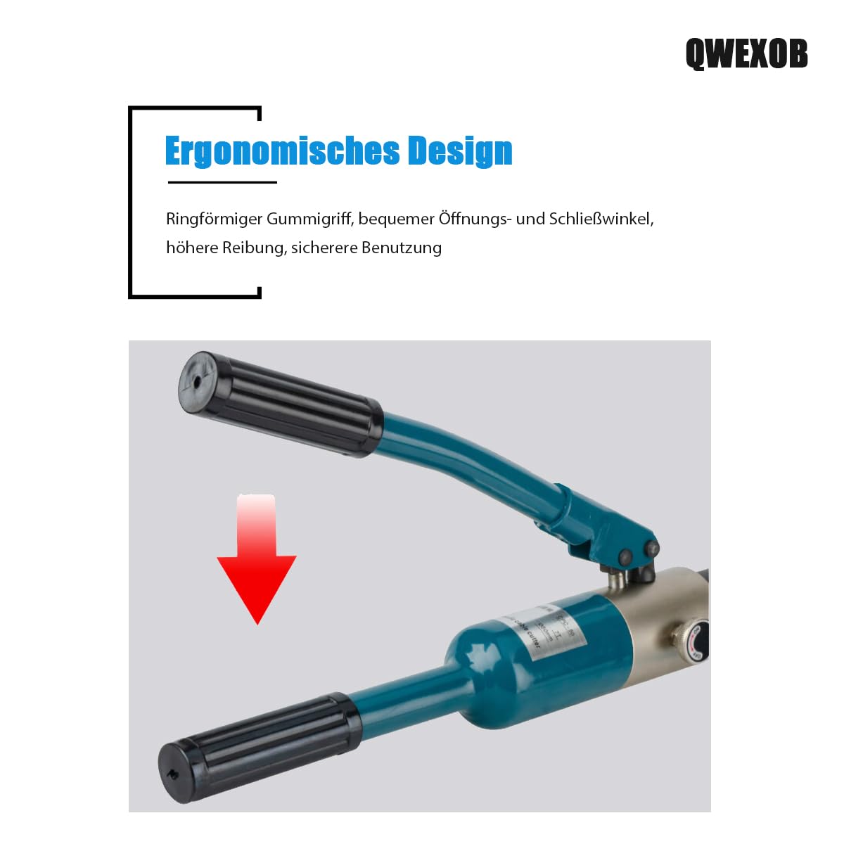 Hydraulischer Kabelschneider 70kN 50mm geeignet für Cu/Al-Kabel