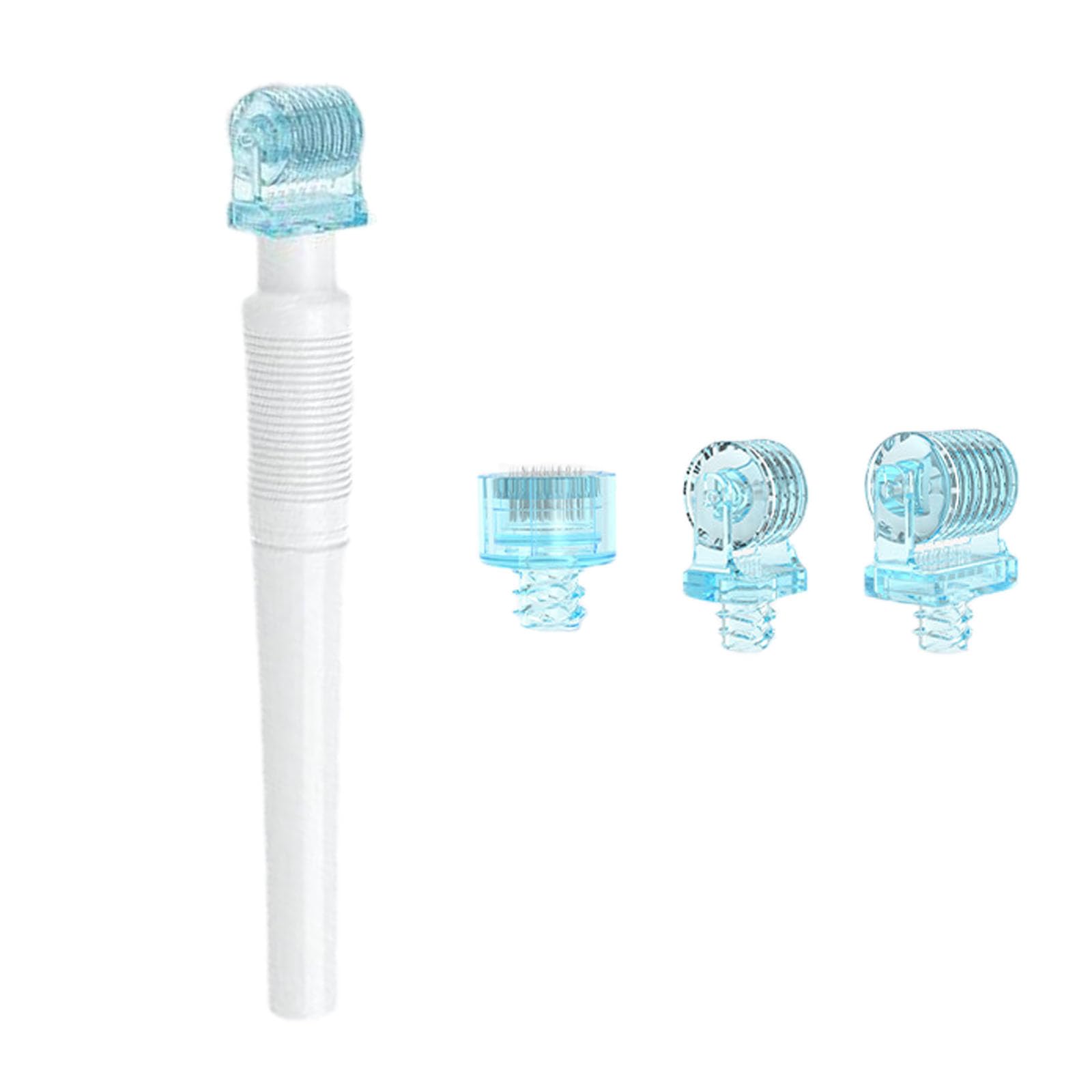 3in1 Derma Roller Kit 0 25mm Microneedle Derma Rolling Facial Beauty Roller Skin Care Tools with 3 Replaceable
