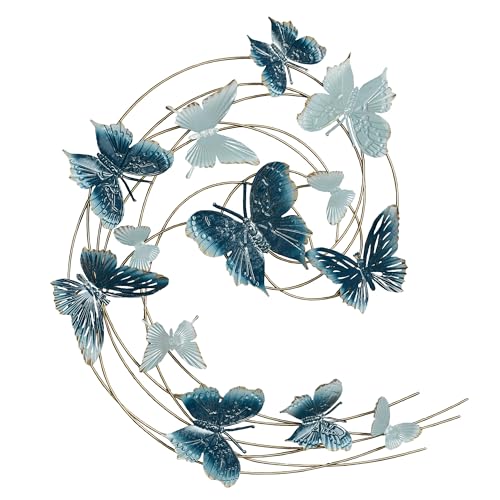 Touch of Class Butterfly Journey Blue Wall Art Sculpture