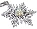 Once Upon a Time Frozen Snowflake Pendant Charm Necklace Anna Elsa