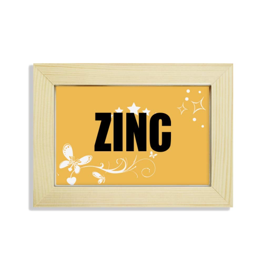 Pintura de flores en marco de madera y zinc para decorar la mesa de noche del dormitorio