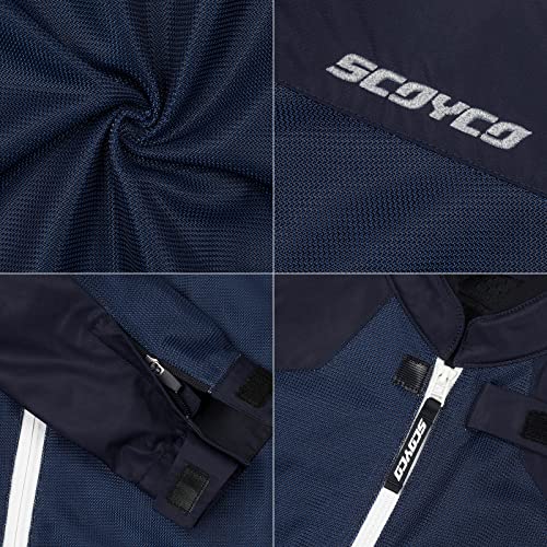 Scoyco Motorcycle Jacket For Men Textile Motorbike Riding Jacket Motocross Racing Jacket Ce Armor Protective Gear All Season #TOP2