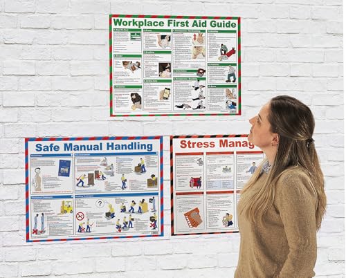 Image of Safety First Aid Group Stress Management Poster - Laminated (59 x 42) cm
