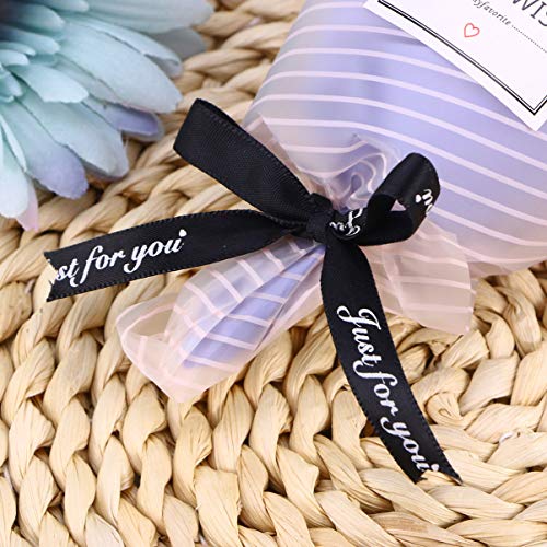 Amosfun Sabão artificial perfumado rosa floral romântico mini buquê de flores secas caixa de present