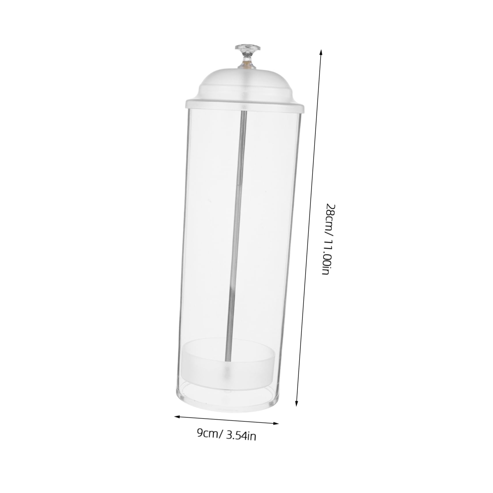 CIYODO Straw Holder Counter Lid Portable Mini Straw Dispenser for Smoothie Tubes