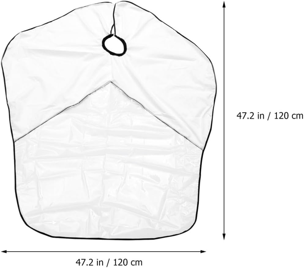 Hairdressing Cape Lightweight Hair Styling Apron for Haircut with Adjustable Buckle Closure and Non-stick Polyester Material Suitable for Salon and Home Use