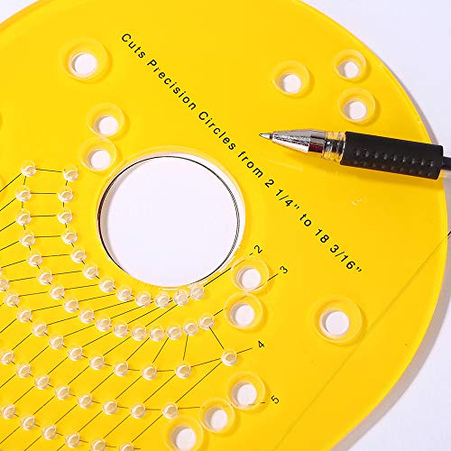 Nishore 200J Model 200 Circle Cutting Jig For Plunge Router Tools For Making Speaker Cutouts #TOP6