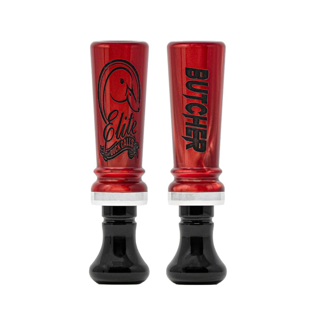 Elite Duck Calls Elite Butcher Cutdown Red Pearl Black