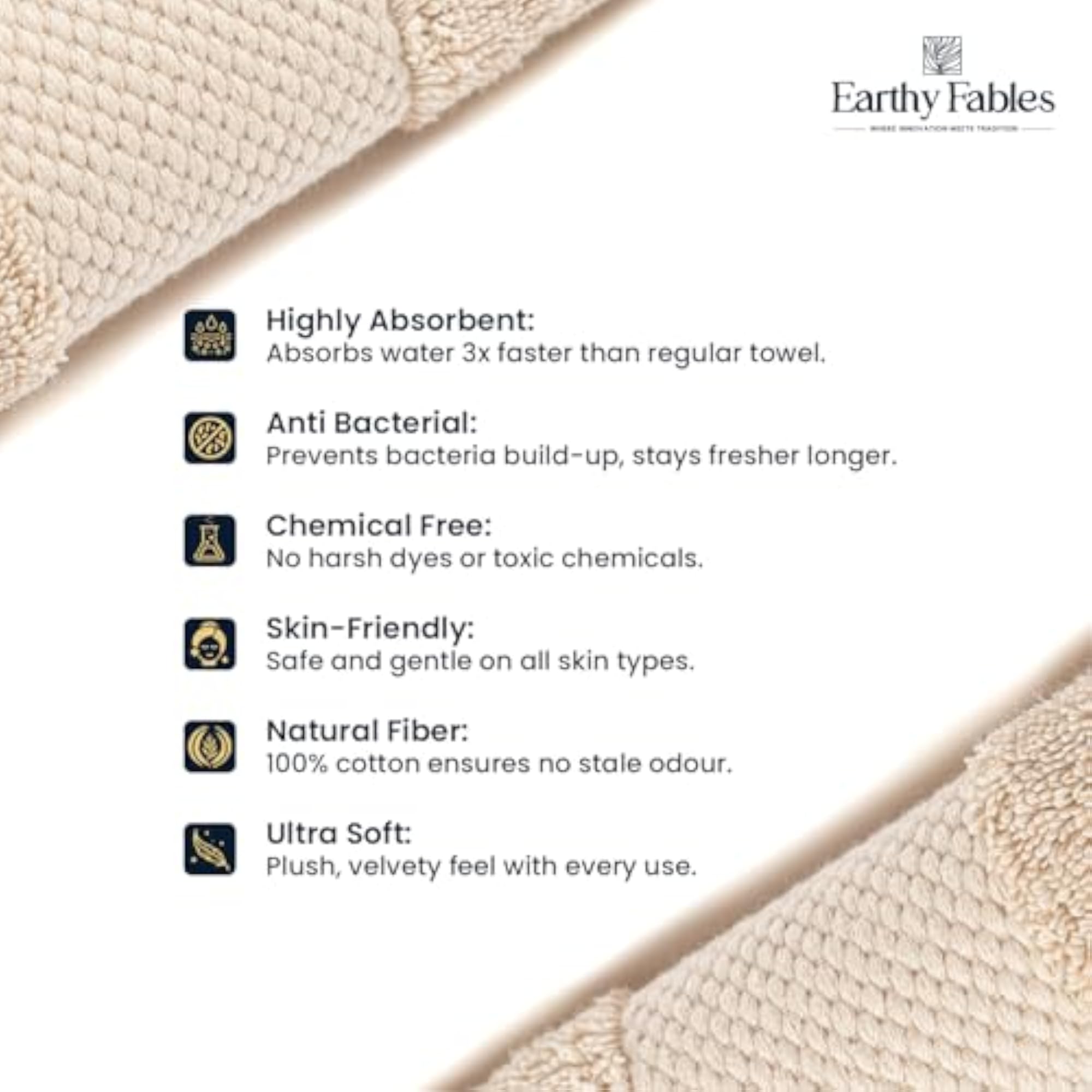 Premium Gift Combo of Cotton Towels, Soft & Absorbent