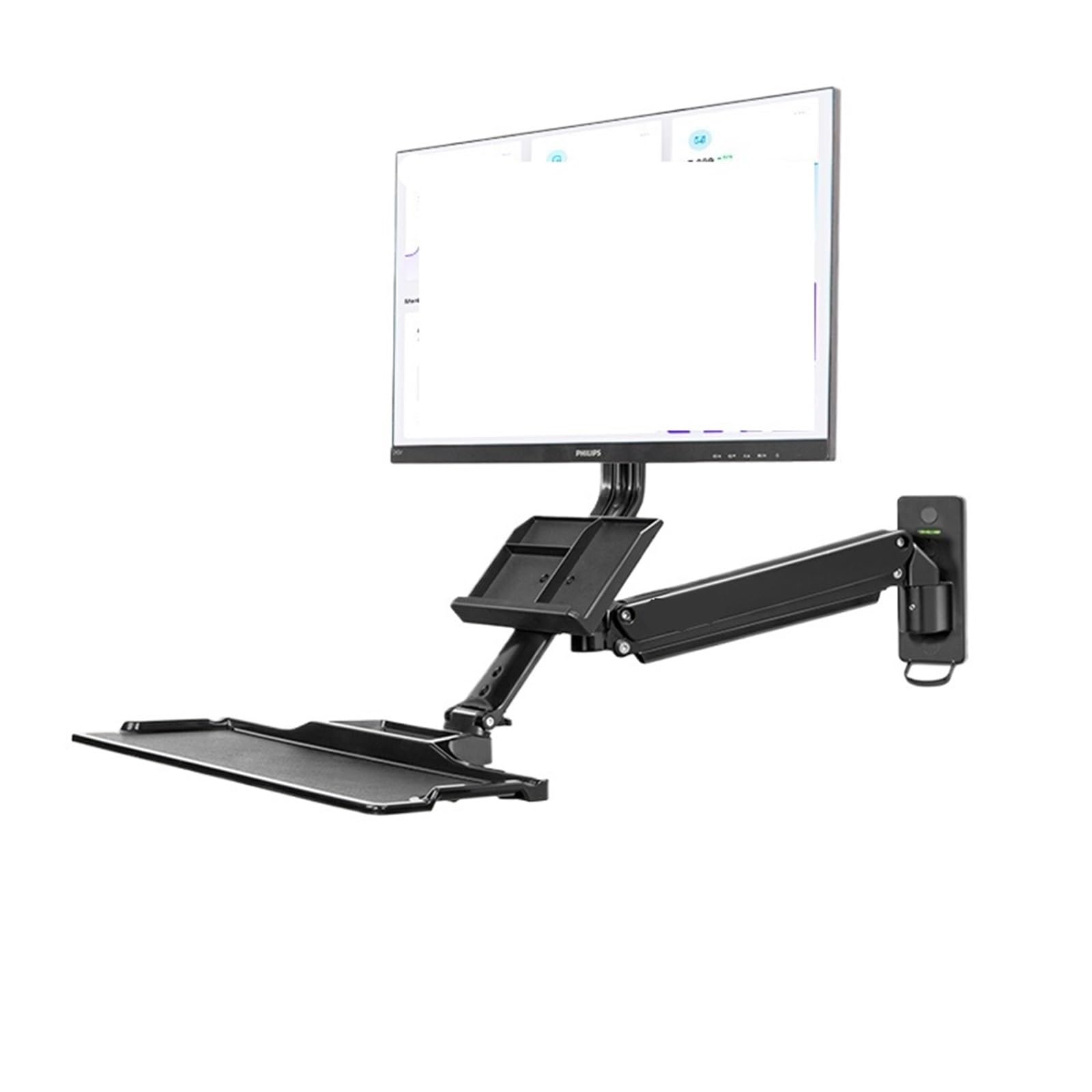 YNBSHGAA Workbench monitor stand wall-mounted with keyboard bracket standing MC32/MB32