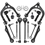 EVERESTWAY 14 Pcs Front Suspension Upper/Lower Control Arm Ball Joints Set Compatible for 2005-2010 Chrysler 300/2005-2010 Dodge Challenger/Charger/Magnum(RWD/2WD Models Only)