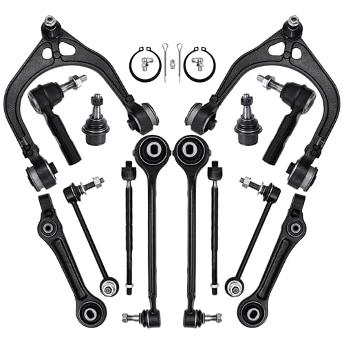 EVERESTWAY 14 Pcs Front Suspension Upper/Lower Control Arm Ball Joints