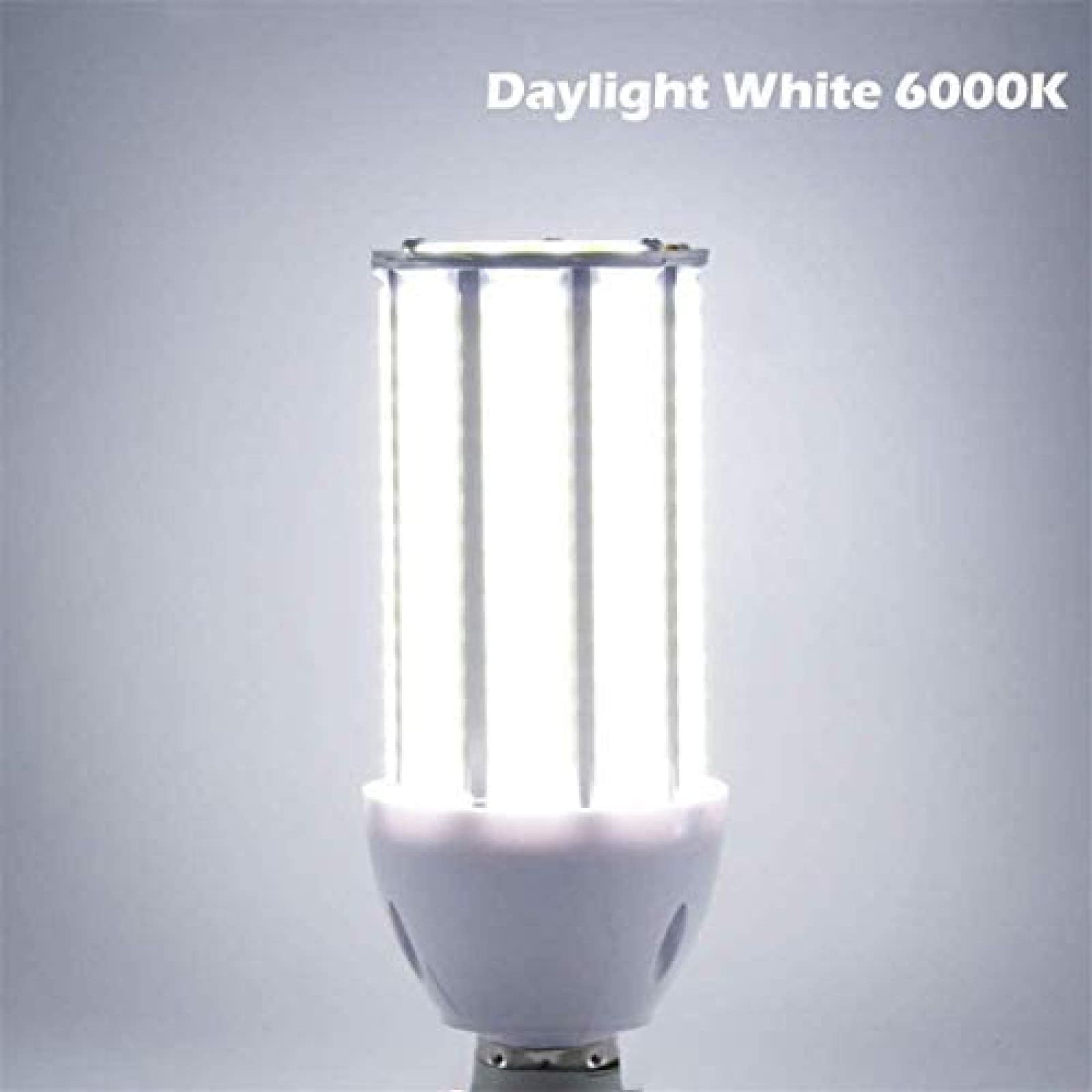 Superhelle 50-W-LED-Mais-Glühbirne, 5000 Lumen, tageslichtweiß, E26/E27-Sockel, 350-W-äquivalente LED-Straßen- und Flächenleuchte für Außen- und Innenbereiche, Fabrik, Garage, Lager, Scheune