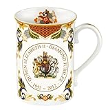 Royal Worcester Queen Elizabeth II Diamond Jubilee Mug