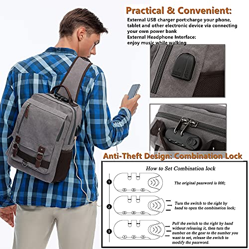 Image of Leaper Messenger Bag Water-Resistant Sling Bag Cross Body Bag Shoulder Bag