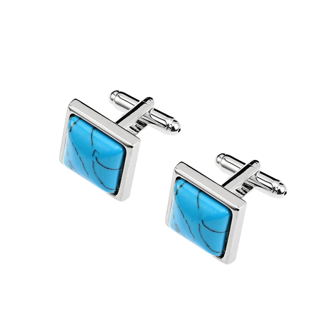 S&amp;W Wedding Cufflinks for Men Cuffs with Gift Box Business for Tuxedo Shirt