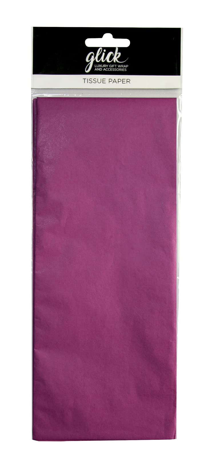 Glick Fuschia Tissue Paper - 4 Sheets, 750mm x 500mm, for Gift Wrapping, Arts and Crafts