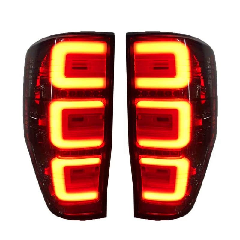 YONGYAO Feux Arrière Ramassage Lampe Voiture Clignotants Frein Éclairage Marche Arrière pour Ford Ranger T6 T7 XL XLT 2012-2019 - Paire