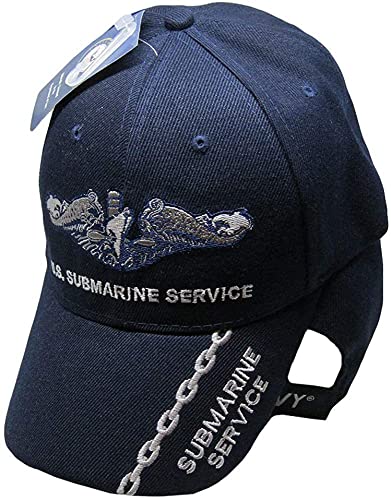 Flakita's Novelties U.s. Navy Submarine Service Svc Navy Blue Embroidered Cap Hat Cap602X (Topw) #TOP15