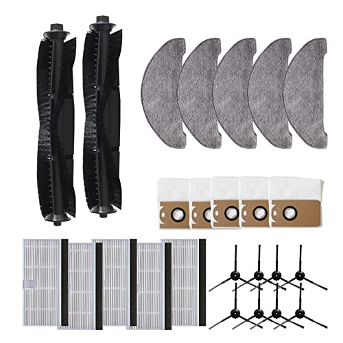Pièces de rechange for balayeuse, compatibles for Laresar L6 Pro, compatibles for Ultenic T10 Robot Aspirateur Tampons de vadrouille Sacs à poussière Accessoires de remplacement ( Color : Package1 )