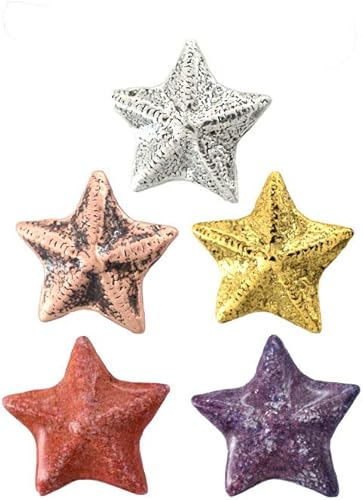 Miniatura 3 de Estrella de mar, Pez Estrella, Estrella de Mar, Playa, Océano, Estrellas quebradizas, Estrellas Canastas, Náutica, Solapa, Pines, Broche, Peltre