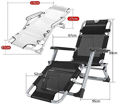 Bain de soleil pliable pour soulager le dos avec position zero gravity confort - 2