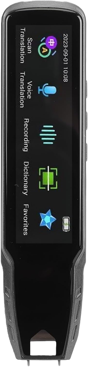 EBTOOLS Translation Pen, 112 Language Voice Text to Speech Translator Scanner with OCR Technology and Adjustable Speed, for Travel Business Learning and International Communication