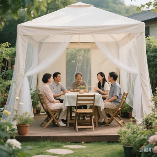 DIY Mosquito Net Screen Mesh Fabric, White, Customizable Size, Fine Mesh for Outdoor Protection (19.68' x 19.68')
