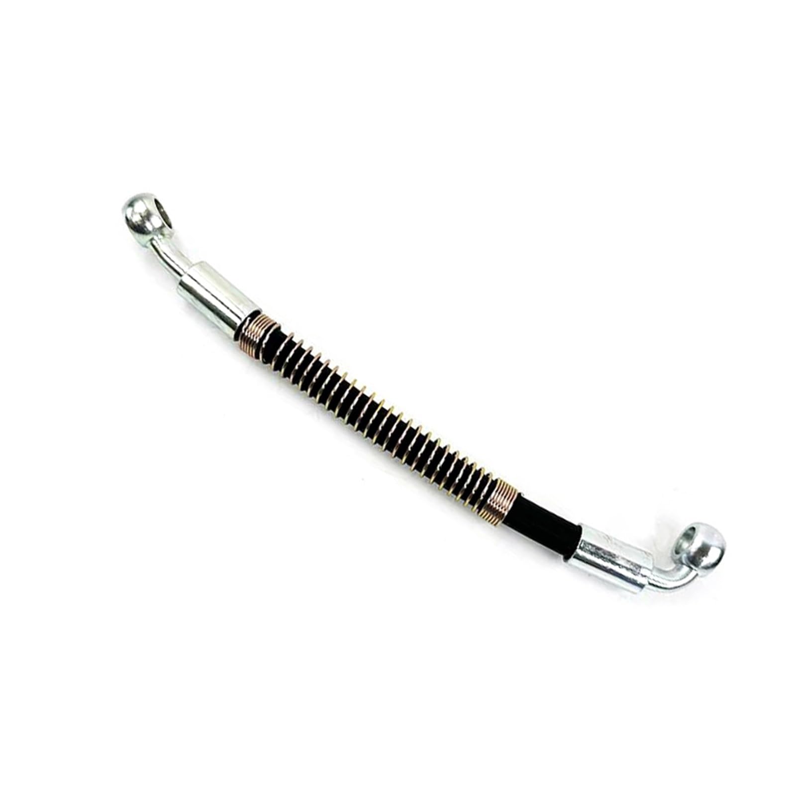 Motorcycle Brake Hose Motorcycle M10 28°-90° Braided Brake Clutch Hose Hydraulic Oil Pipe 30cm-500cm Accessories(2500mm)