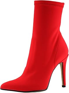 Stivaletti Rossi a Calzino Tacco 10 cm - Gioben