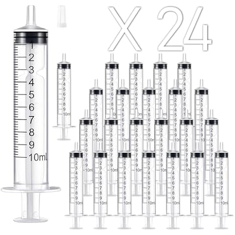 VITEVER 24 Pack 10ml Syringes Cover