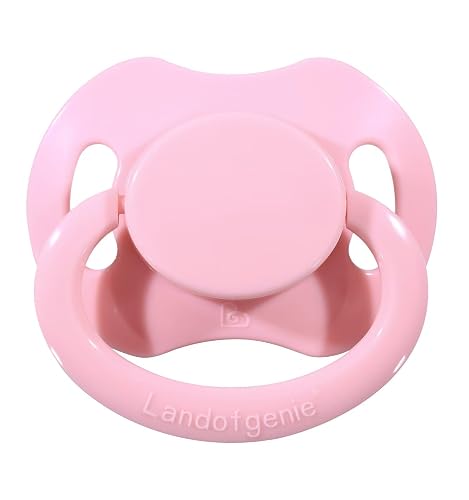 Landofgenie Tétine pour Adultes Grand Suction shield Mignon Sucette en Forme de Os Rose - Rose