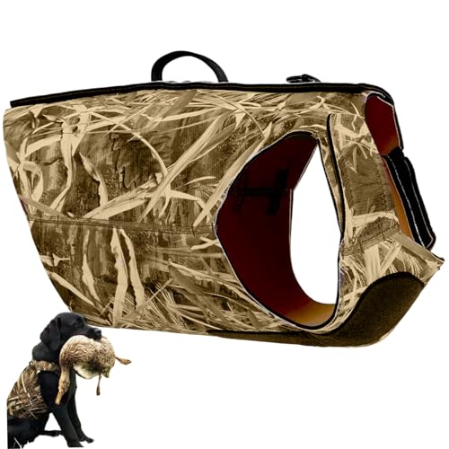 Dog Hunting Vest, Insulated Comfort Dog Vest with Handle Camouflage Hunting Accessories for Outdoor