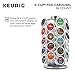 Keurig Storage Carousel, Coffee Pod Storage, Holds up to 36 Keurig K-Cup Pods, Silver