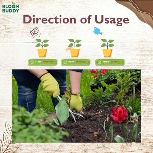 Image of Bloom Buddy Vermicompost 4.5kg & Organic Soil Conditioner (Humic Powder) 800g Combo - Enrich Soil & Support Plant Growth