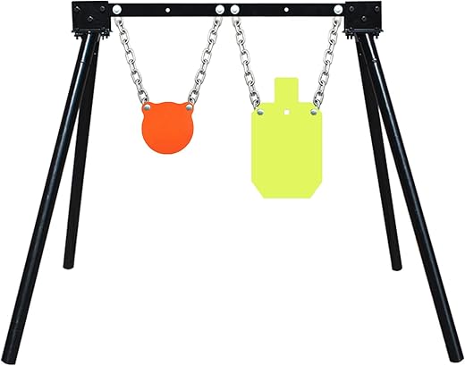 Caldwell High Caliber AR500 Steel Targets 3/8 Inch Thickness, Rifle Rated for Precision Shooting and Target Practice with Hanging Options (Sold Separately)