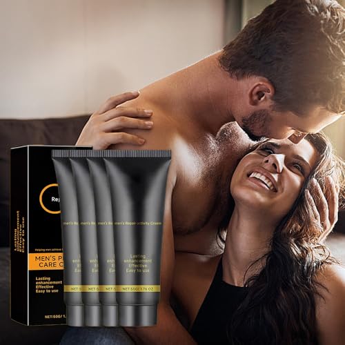 Elycura Performance Cream, Men's Repair Activity Cream, Enhance Size and Performance, Get Bigger Thicker and Stronger for Men, Lmprove Vitality, Refreshing Lightweight Formula for Daily (4 Packs)