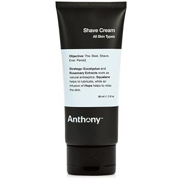 Anthony Shaving Cream for Sensitive Skin, 3 Fl Oz