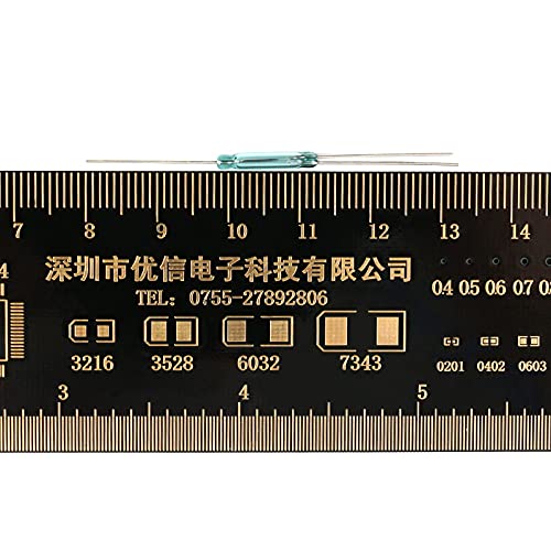 50pcs Reed Switch 3 pin Magnetic Switch Normally Open and Normally Closed Conversion 2.5X14MM NO NC